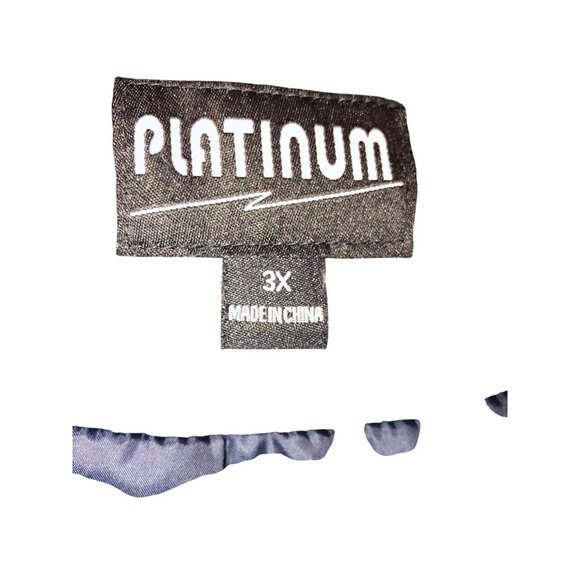 Platinum Women’s Blue Double Breasted Pea Coat Pre-Owned Size 3X - Picture 3 of 9